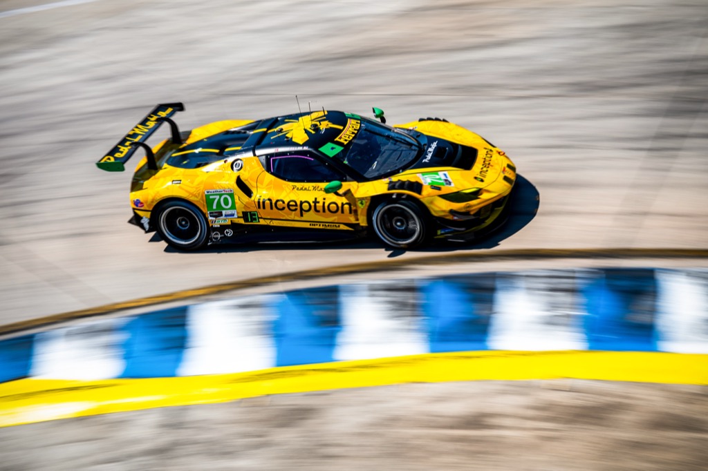 Frederik Schandorff sluttede lige udenfor podiet på Sebring
(Foto: Inception Racing)